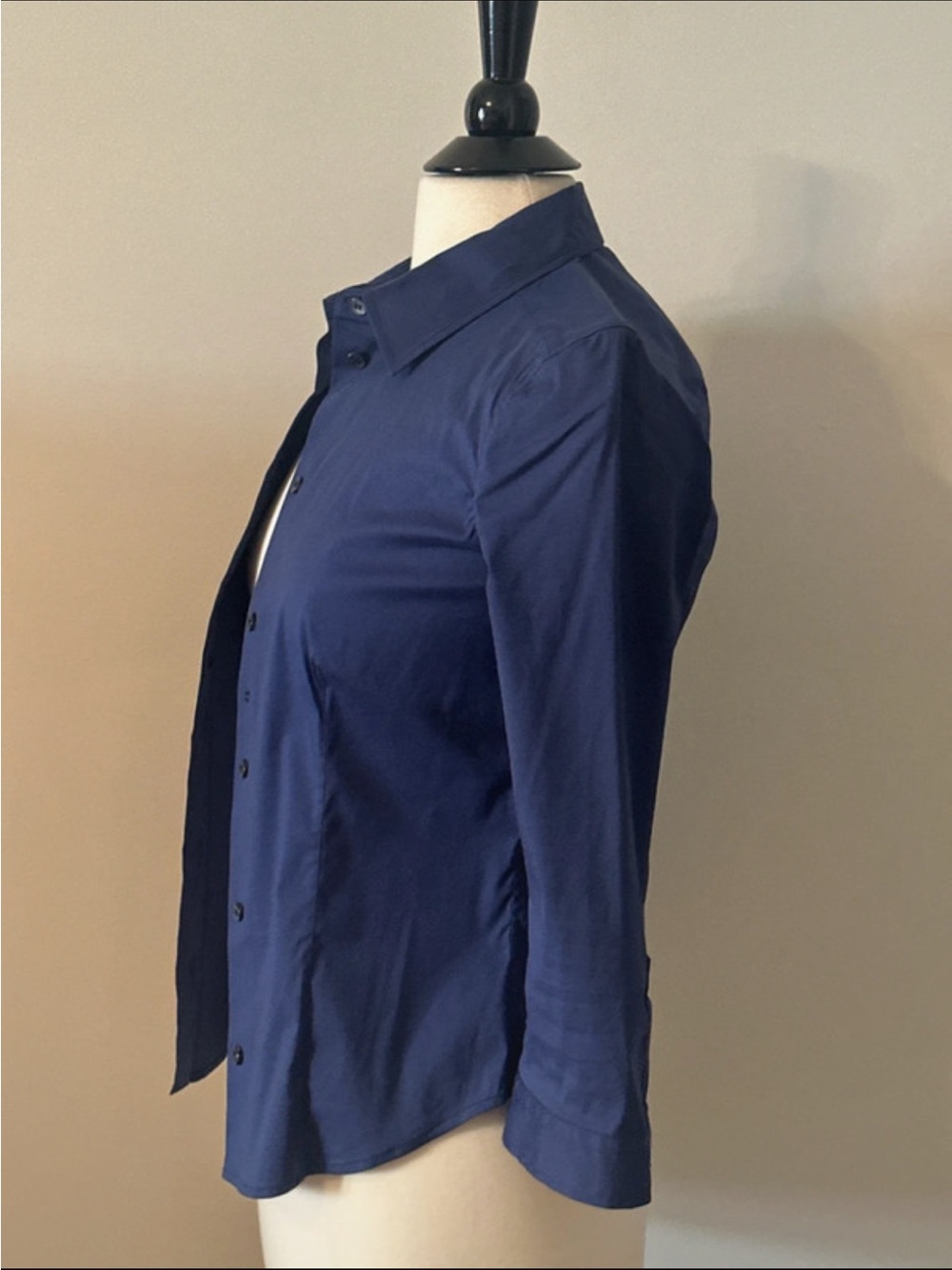 PRADA 3/4 Twilight Blue Shirt - Picture 7 of 14